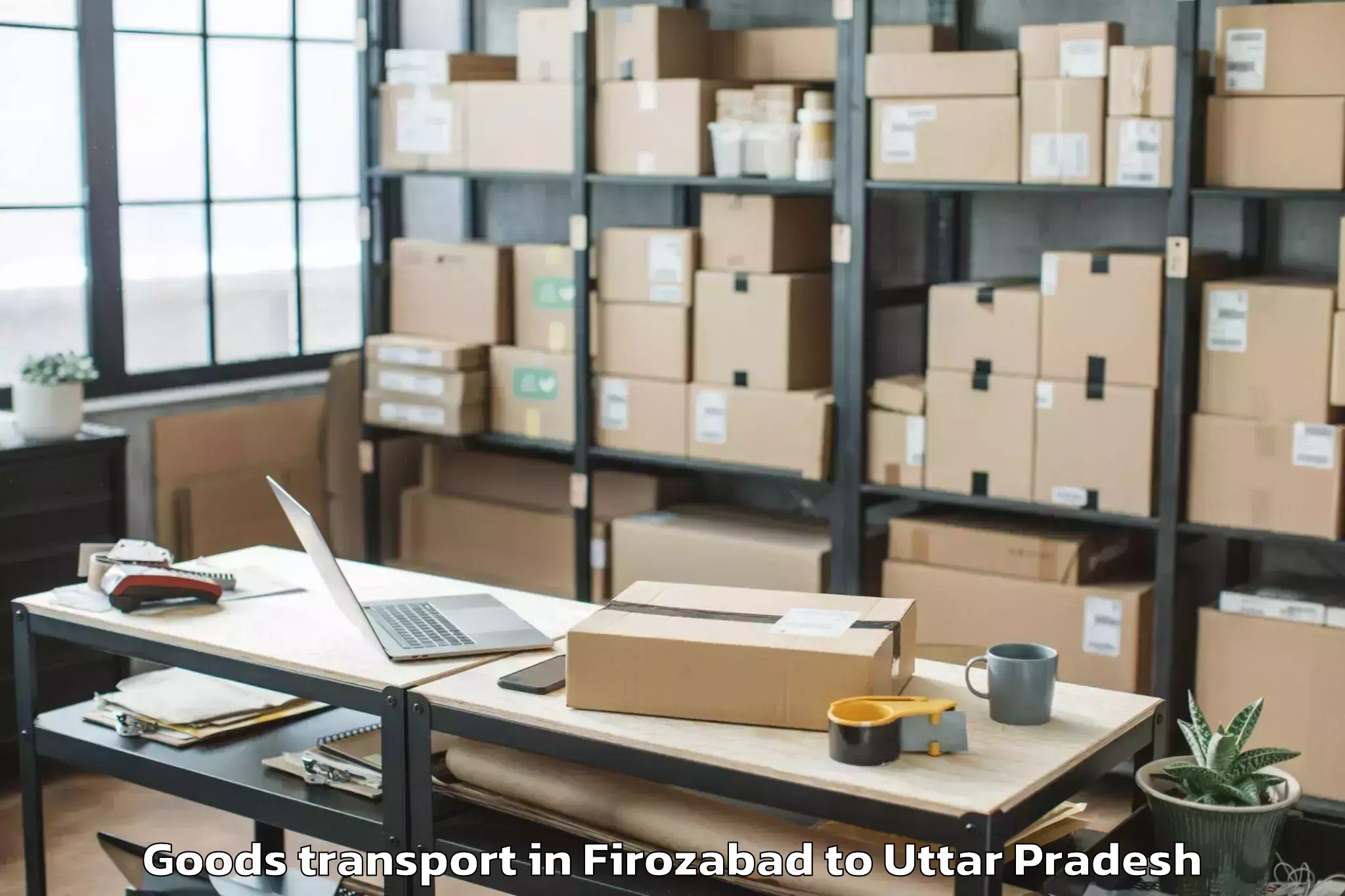 Book Your Firozabad to Lulu Mall Lucknow Goods Transport Today